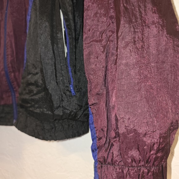 Trespass Nylon Windbreaker Jacket Mens Adult 1T Full Zip Colorblock 80's Lined - Picture 4 of 10